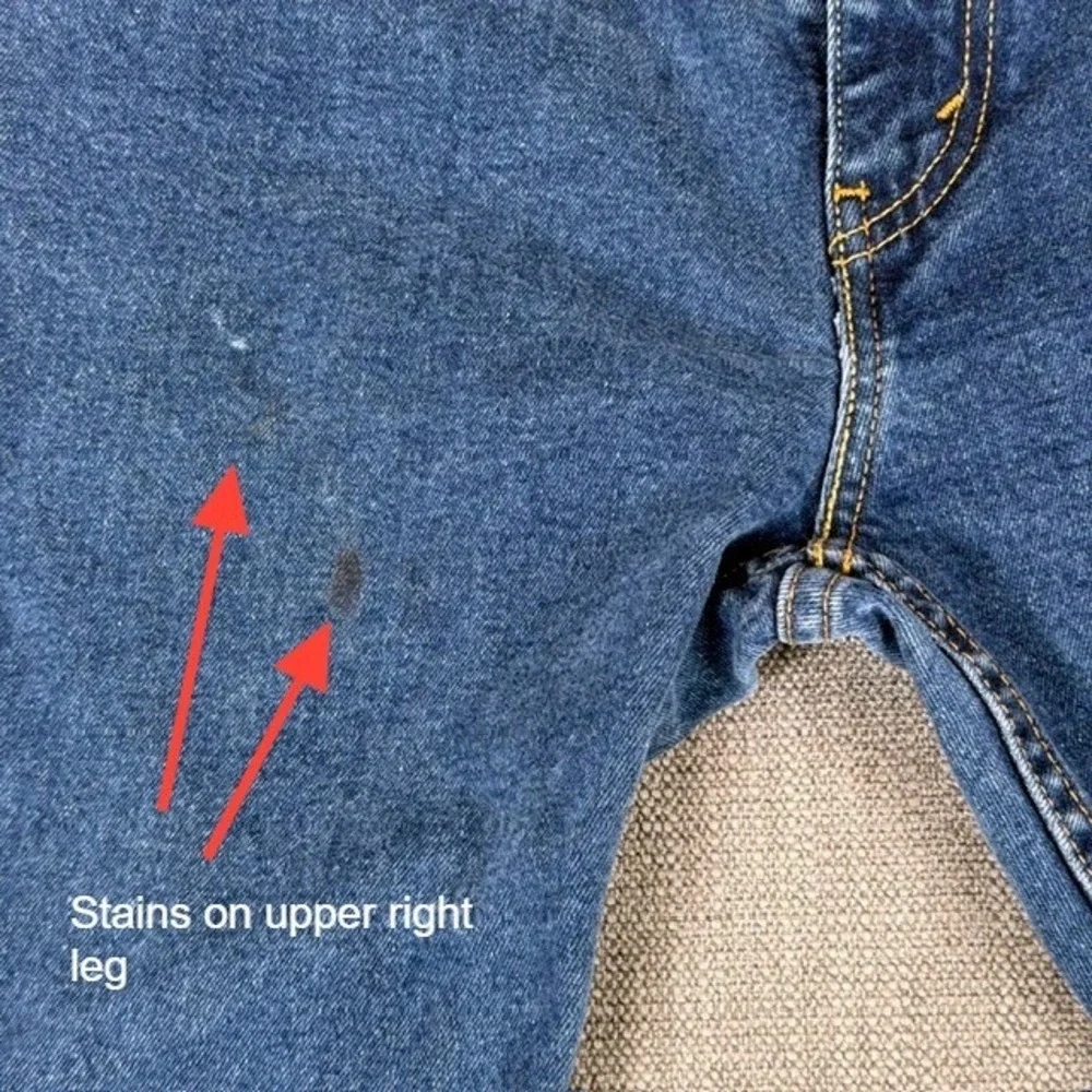 Levis 504 Regular Straight Fit Mens Jeans {Actual W38 L31) Medium Wash Blue